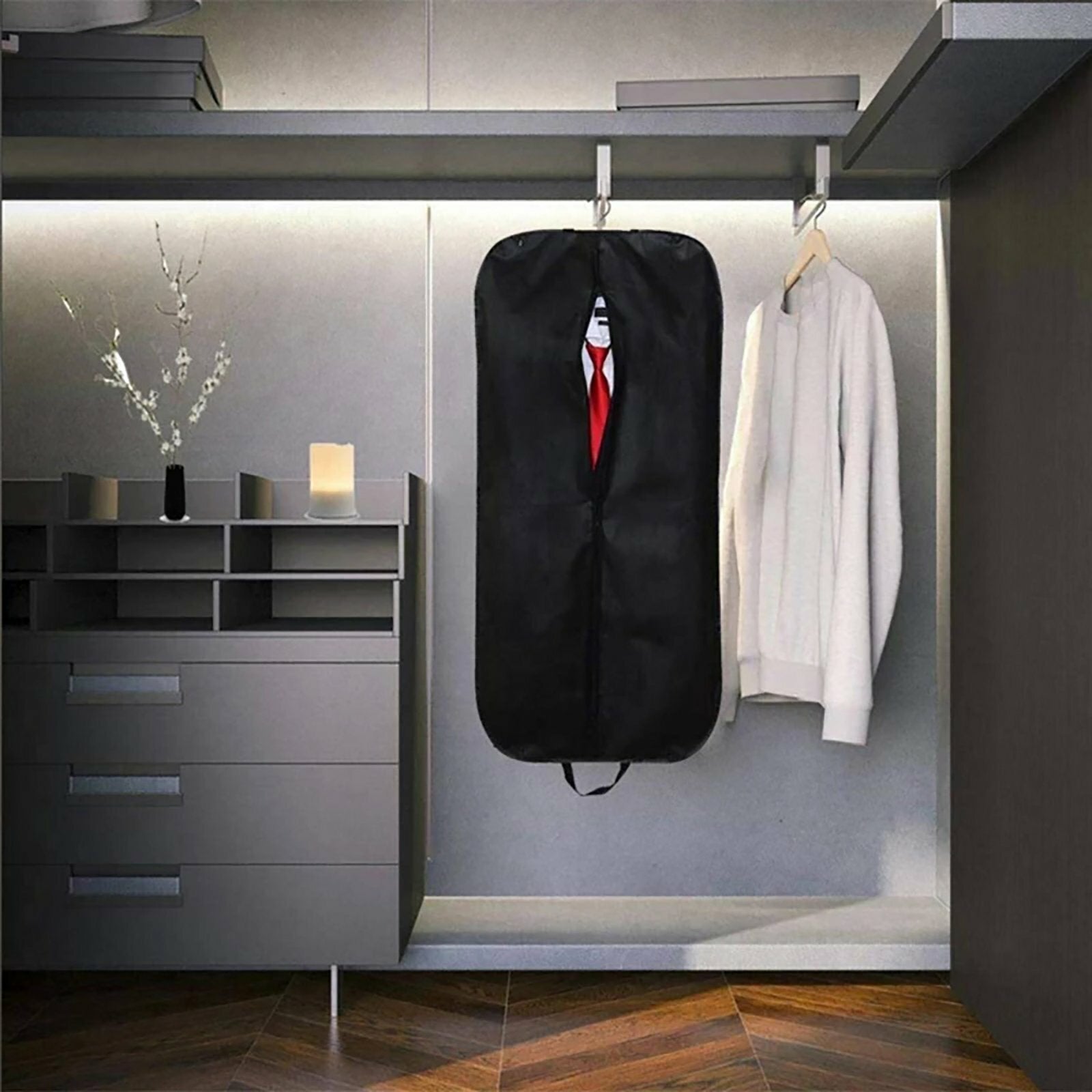 10PCS Garment Bags Suit Cover Travel Storage Clothes Protector Dustproof