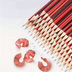 Wooden Writing Pencils And Foldable Straight Ruler Kit For School Daily‑use