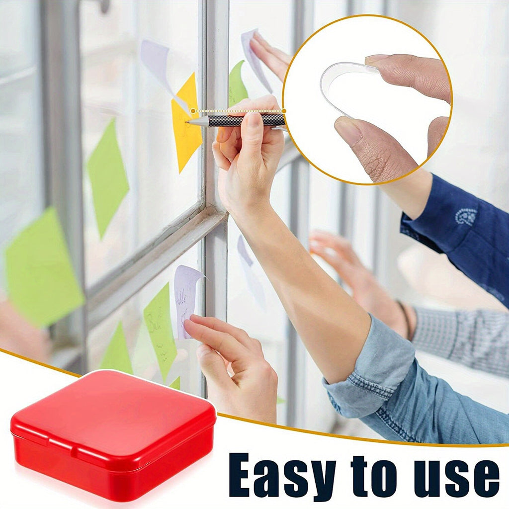 60pcs Double Sided Transparent Adhesive Tape | Strong Wall Mounting Sticky Strips