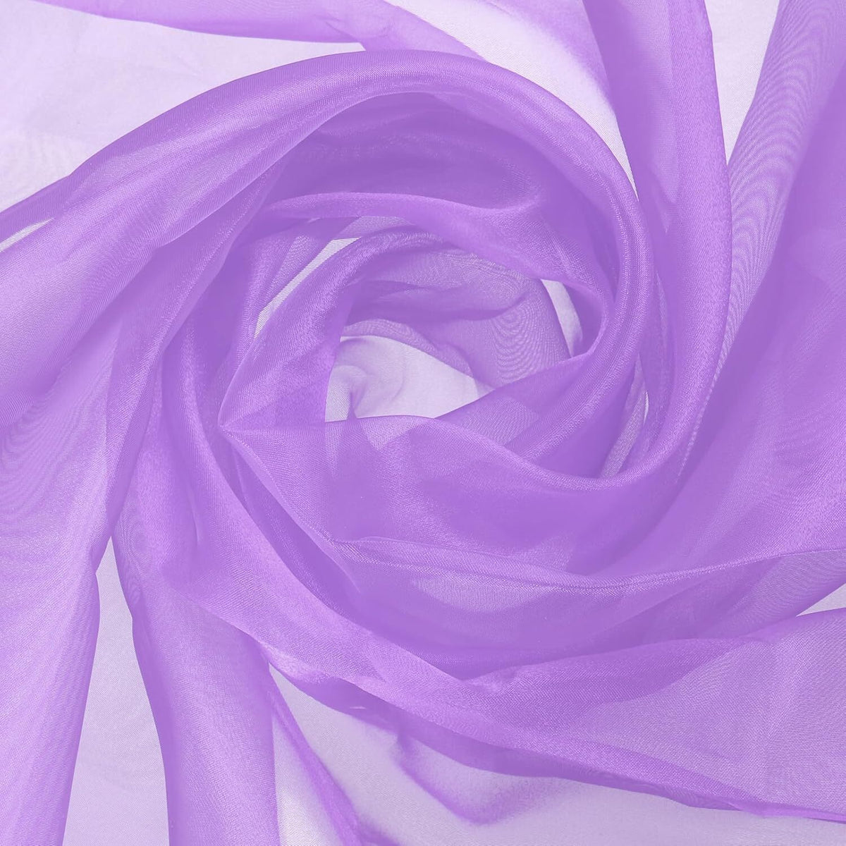 300cm Solid Sheer Organza Fabric Bridal Silky Fabric Roll Party Wedding Decor AU