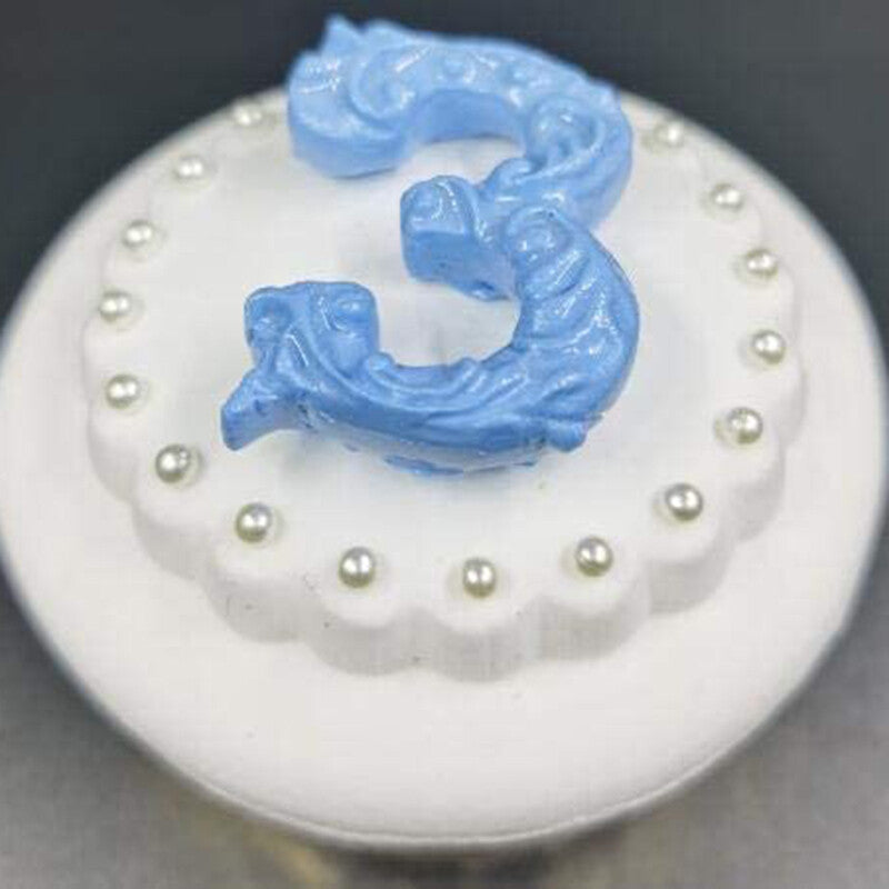 4PCS Number Silicone Fondant Mold Set – Cake Decorating Chocolate Sugarcraft Mould (0–9)