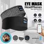 Eye mask headphones with phone