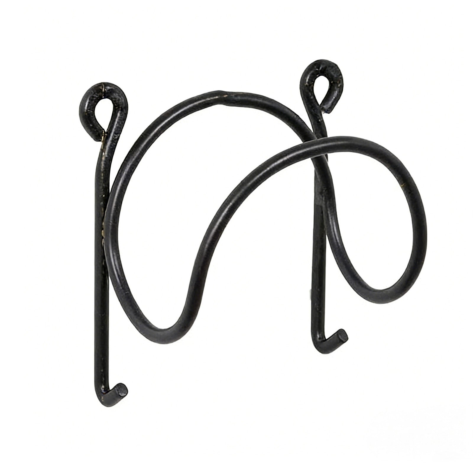 2PCS Space-Saving Towel Rack – Wall Mounted Bathroom Towel Organizer Hanger Black
