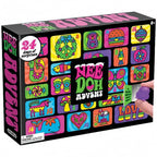 Kids squishy advent calendar 2026 box front with 24 days of surprises label