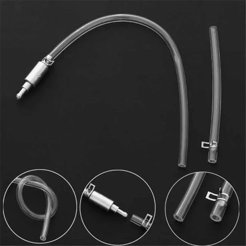 2PCS Brake Bleeder HoseHydraulic Brake Bleed Hose One Way Check Valve Tube AU