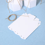 50PCS Kraft Paper Pillow Candy Gift Boxes with Rope Wedding Party Favour Bags