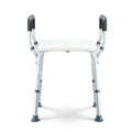 Adjustable Shower Chair Bath Seat with Armrests Heavy Duty Bathroom Safety Bench