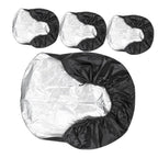 4PCS 29-32 Inch Tire Covers - Weatherproof Spare Wheel Covers for Camping Trailers and Trucks