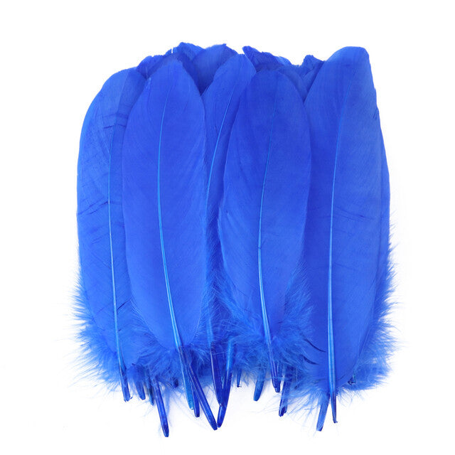 200pcs Natural Goose Feathers 6-12cm – Craft, Millinery, Wedding & DIY Decoration (11 Colours)