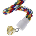 Parrot Rope Perch Bird Toy | Colorful Cotton Climbing Perch for Cage (0.5m–2.0m)