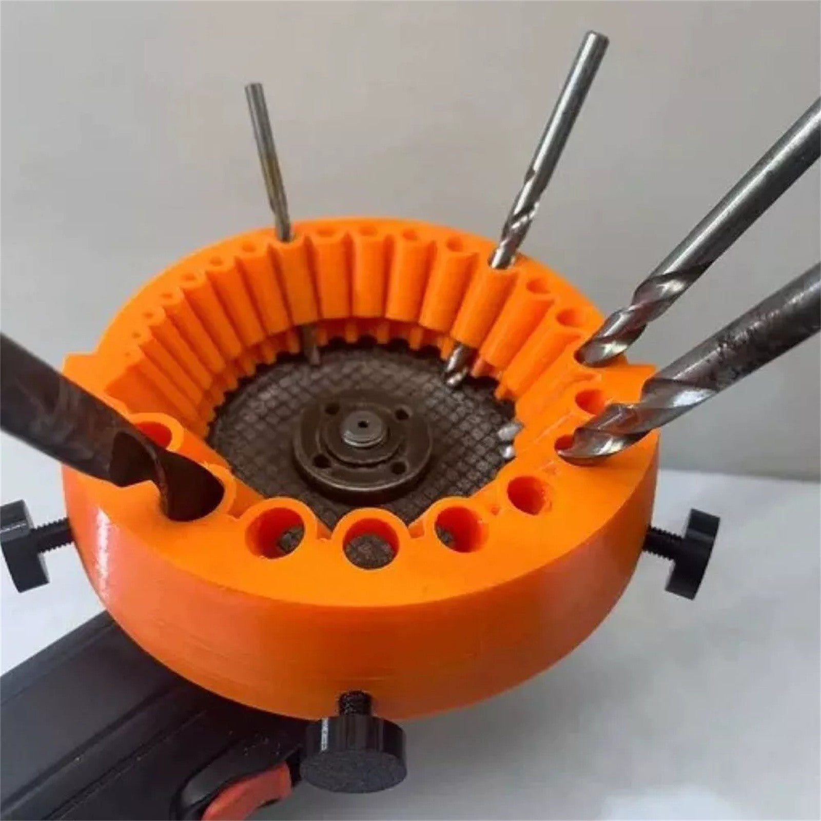 3PCS Drill Bit Sharpener Attachment - Grinder Drill Bit Sharpening Tool for 115-125mm Grinders