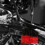2 Pack Car Wheel Rim Cleaning Brush – Flexible Soft Bristle Tire and Hub Cleaner Tool (43cm)