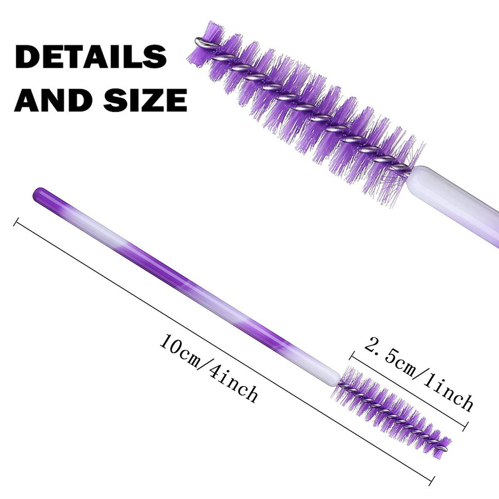 1000PCS Disposable Mascara Wands - Eyelash Brushes for Lash Extensions and Makeup Application