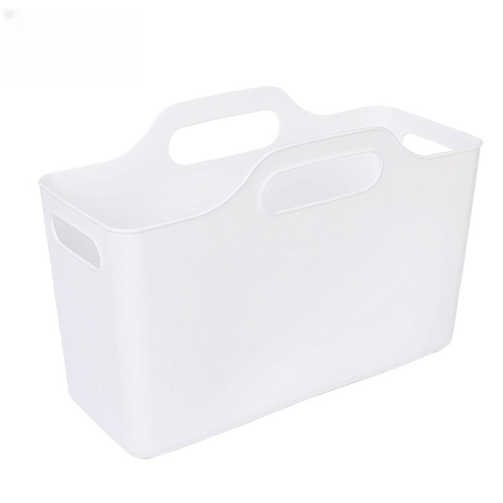 3PCS Plastic Storage Basket with Handle – Multi-Purpose Cosmetic & Household Organizer