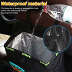 Car Waterproof Trash Bag Back Seat Organizer Leakproof Hanging Garbage Storage Bag