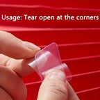 60pcs Double Sided Transparent Adhesive Tape | Strong Wall Mounting Sticky Strips