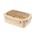 1 Set Divided Grid Lunch Box - Portable Insulated Food Container with Lid
