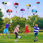 10pcs Mini Soldier Parachute Toys | Hand Throw Outdoor Flying Game for Kids