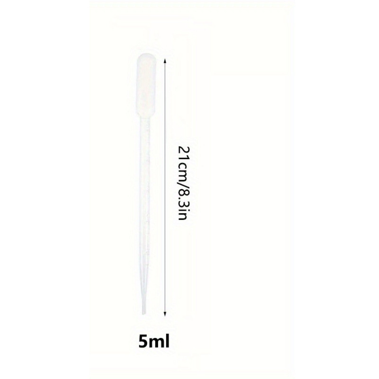 50pcs Microscope Glass Slides with 100pcs 5ml Plastic Pipettes | Lab Sample Kit