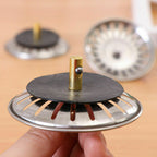 Stainless Steel Kitchen Sink Strainer – Drain Filter Waste Plug Stopper (80mm)