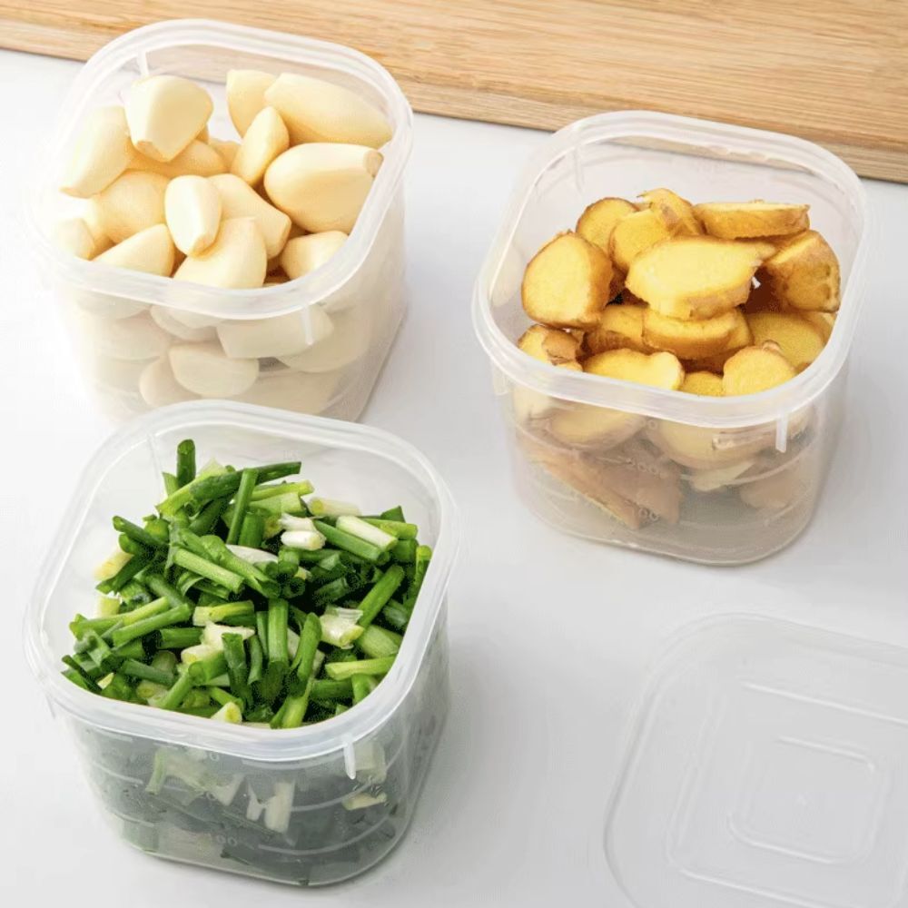 Multifunction Refrigerator Storage Container Set – 6 Small Boxes + 1 Large Fresh Food Organizer