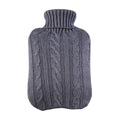 4 Pack Knitted Hot Water Bottle Covers for 2L Bottles – Soft Removable Sweater Cover Only