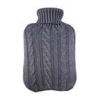 4 Pack Knitted Hot Water Bottle Covers for 2L Bottles – Soft Removable Sweater Cover Only