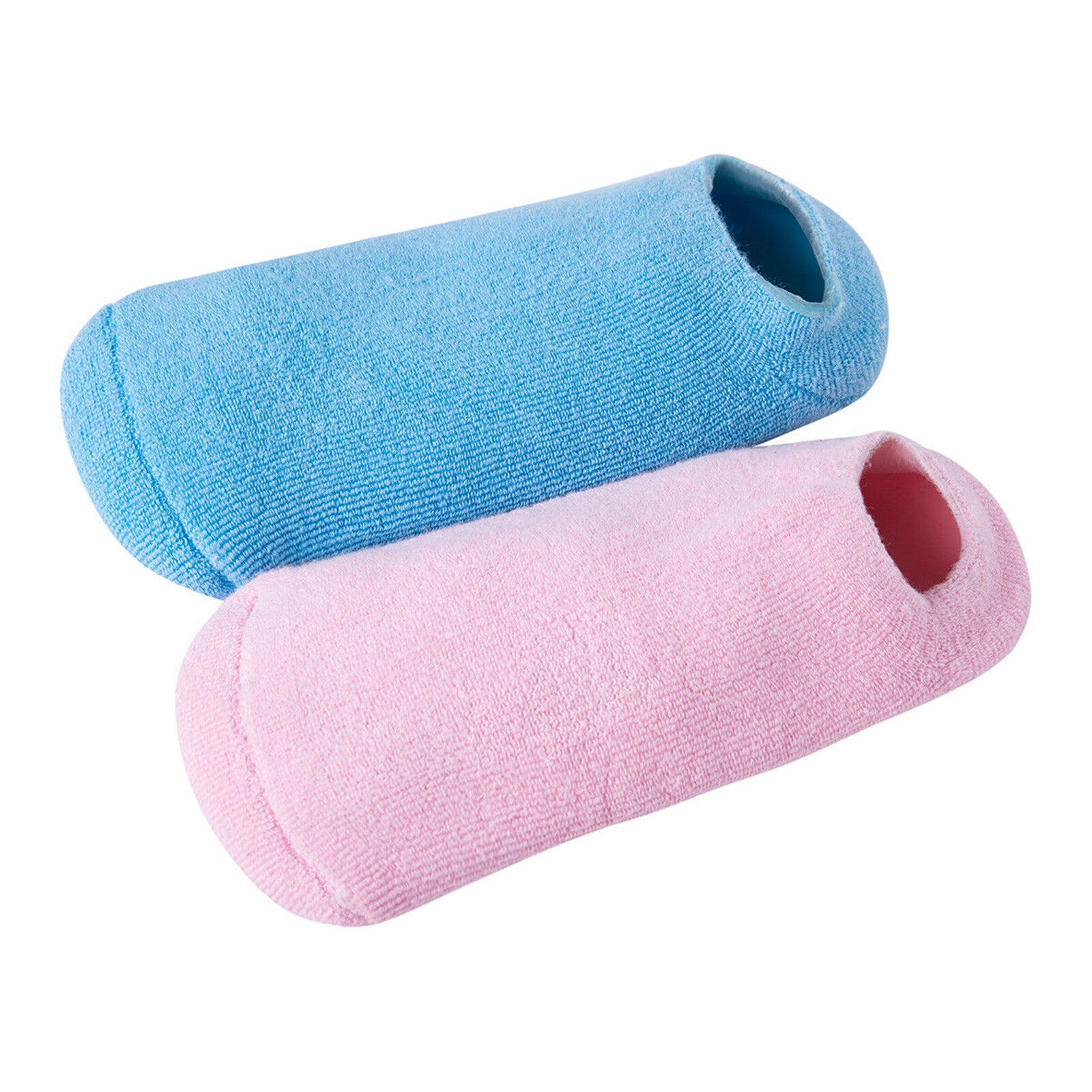 4 Pairs Moisturizing Gel Heel Socks - Cracked Dry Feet Repair Spa Foot Care Socks