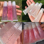 100PCS 8ml Empty Lip Gloss Tubes – Clear Refillable Lip Balm Squeeze Containers