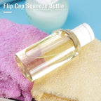 20 Pack 100ml Clear Travel Bottles for Shampoo Lotion and Toiletries