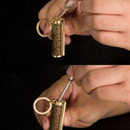 Waterproof Fire Starter Flint Match Keychain – Metal Survival Lighter for Camping