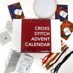 NEW for  - Cross Stitch Advent Calendar, Christmas Embroidery Kit HOD