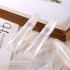 100PCS 8ml Empty Lip Gloss Tubes – Clear Refillable Lip Balm Squeeze Containers