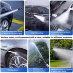 High Pressure Water Spray Gun Nozzle Garden Hose Pipe Lawn Car Wash Tools