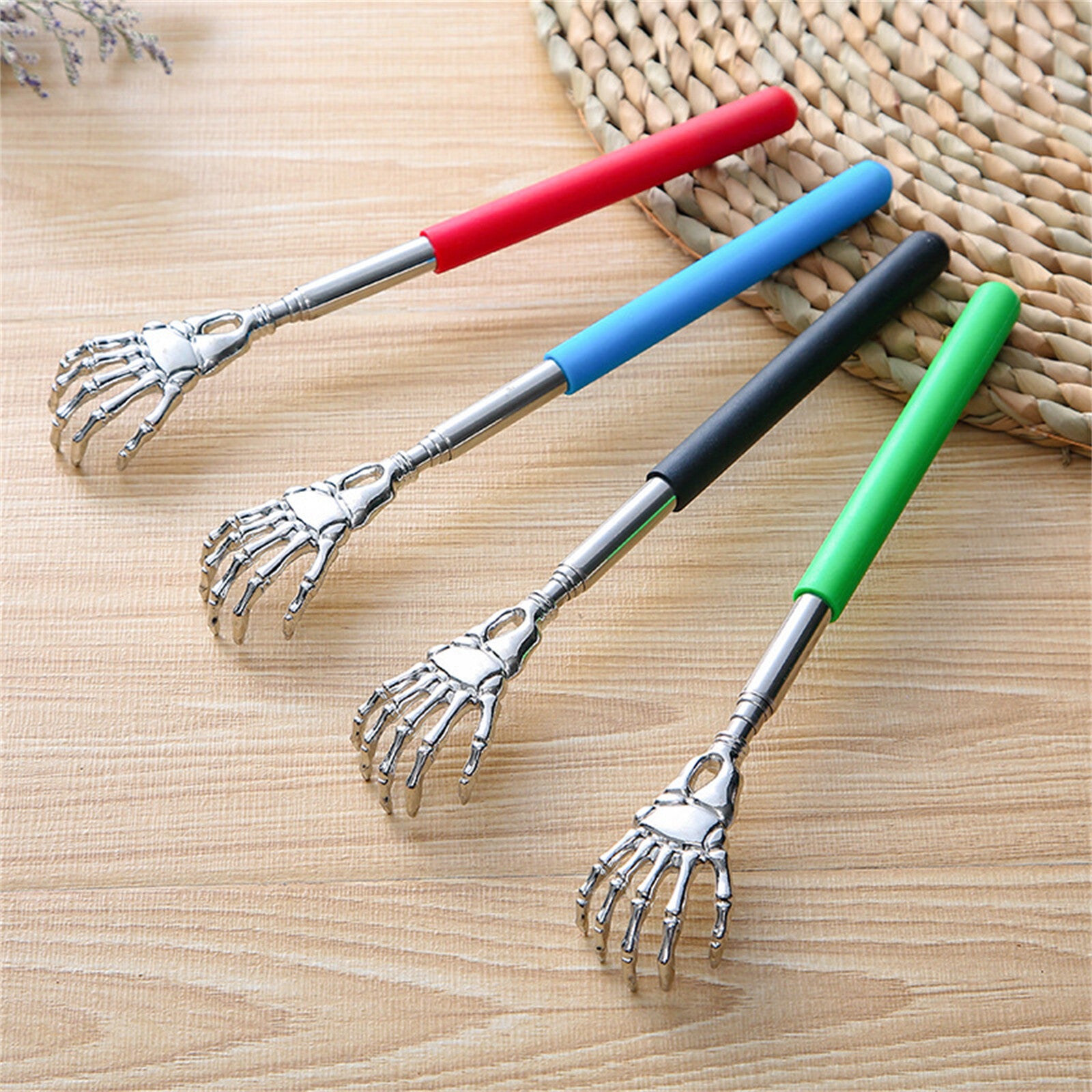Extendable Back Scratcher Telescopic Metal Claw Massager (8–22 Inch)