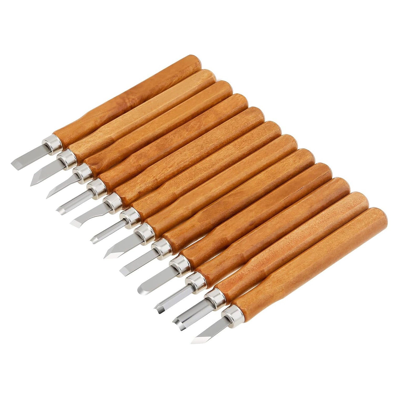 24pcs Wood Carving Tool Set | Carbon Steel Chisels Knife Kit for DIY Crafts