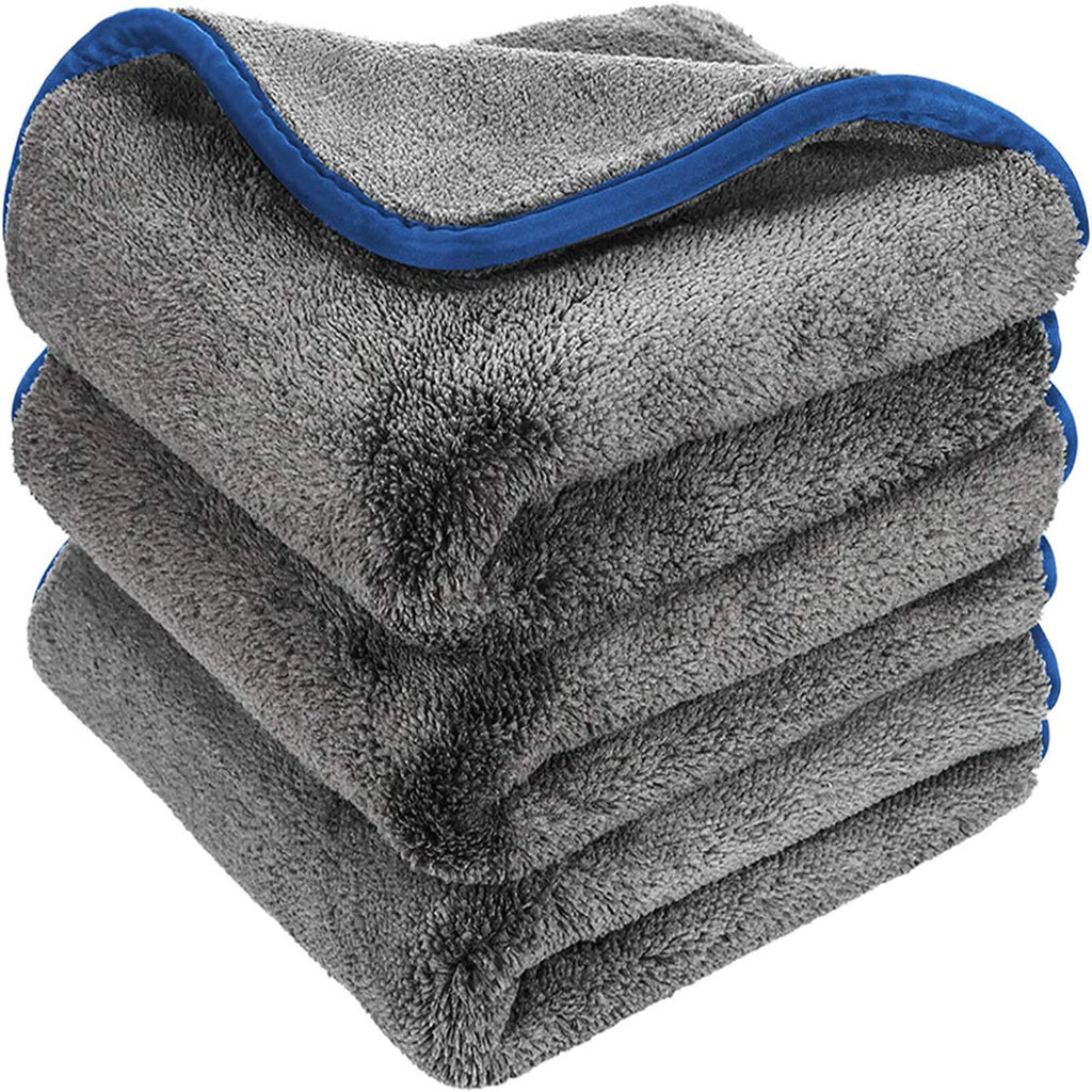 2pcs 1200GSM Microfibre Cleaning Cloth 40x40cm | Ultra Thick Car Drying Towel
