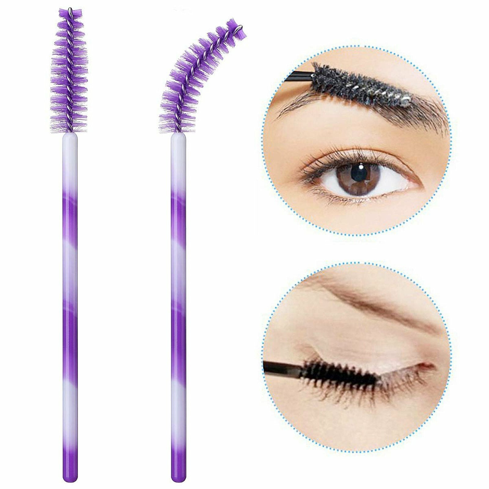 1000PCS Disposable Mascara Wands - Eyelash Brushes for Lash Extensions and Makeup Application