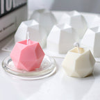8 Cavity 3D Polygon Silicone Mold | Geometric Candle, Chocolate & Dessert Mould