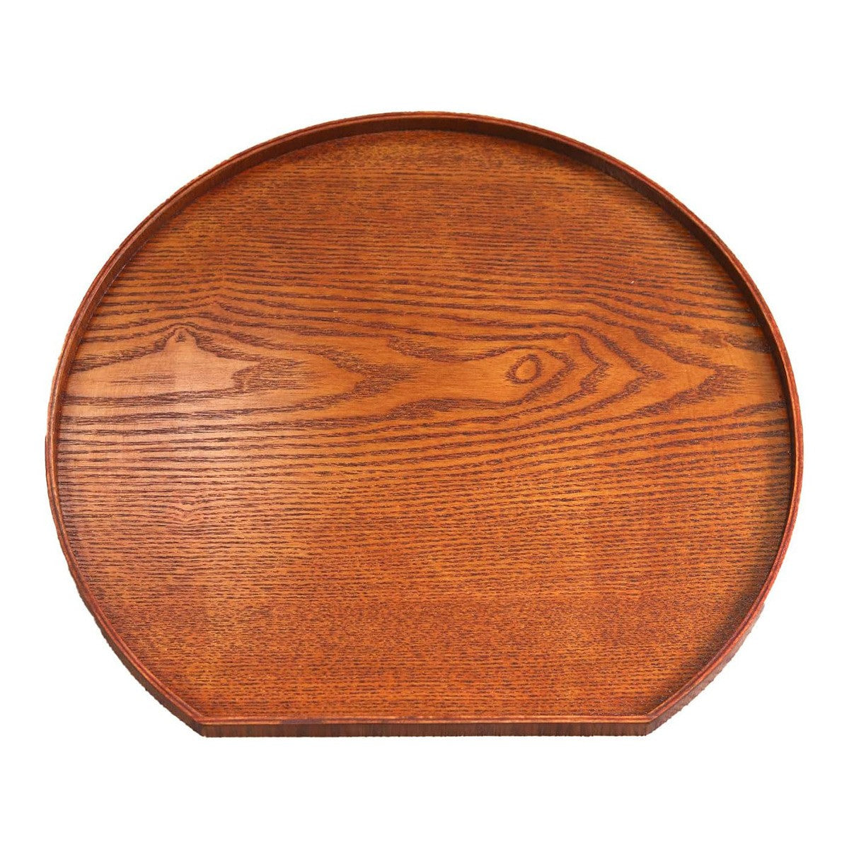 2PCS Semi-Circular Wooden Serving Pallets