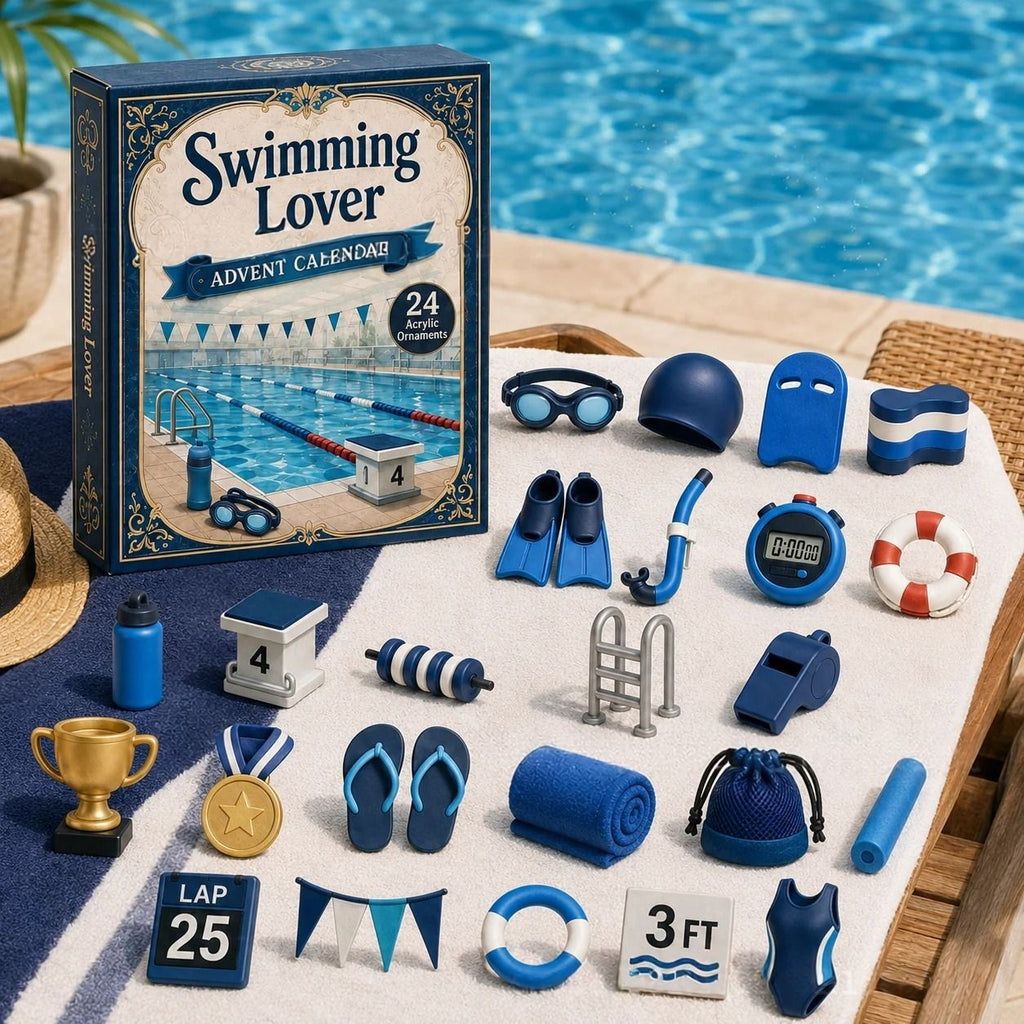 2026 24 Days Countdown Calendar Gift Swimming Christmas Advent Calendar Surprise