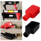 10PCS Car Battery Terminal Cover Caps - Positive and Negative PVC Insulating Protectors