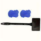 Car Windshield Cleaning Tool with Microfiber Pads – Extendable Glass Cleaner Brush for Auto Windows