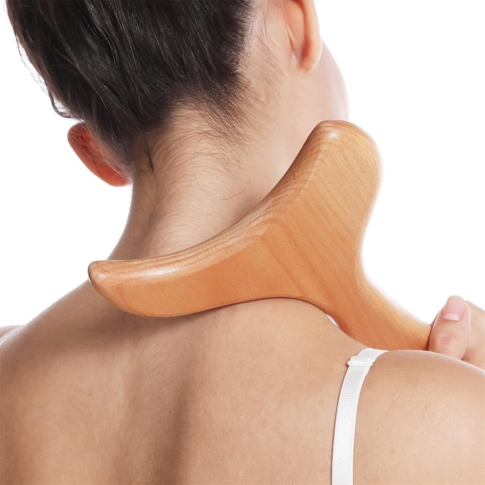 2pcs Beechwood Massage Scraping Board | Wooden Gua Sha Body Massager Tool