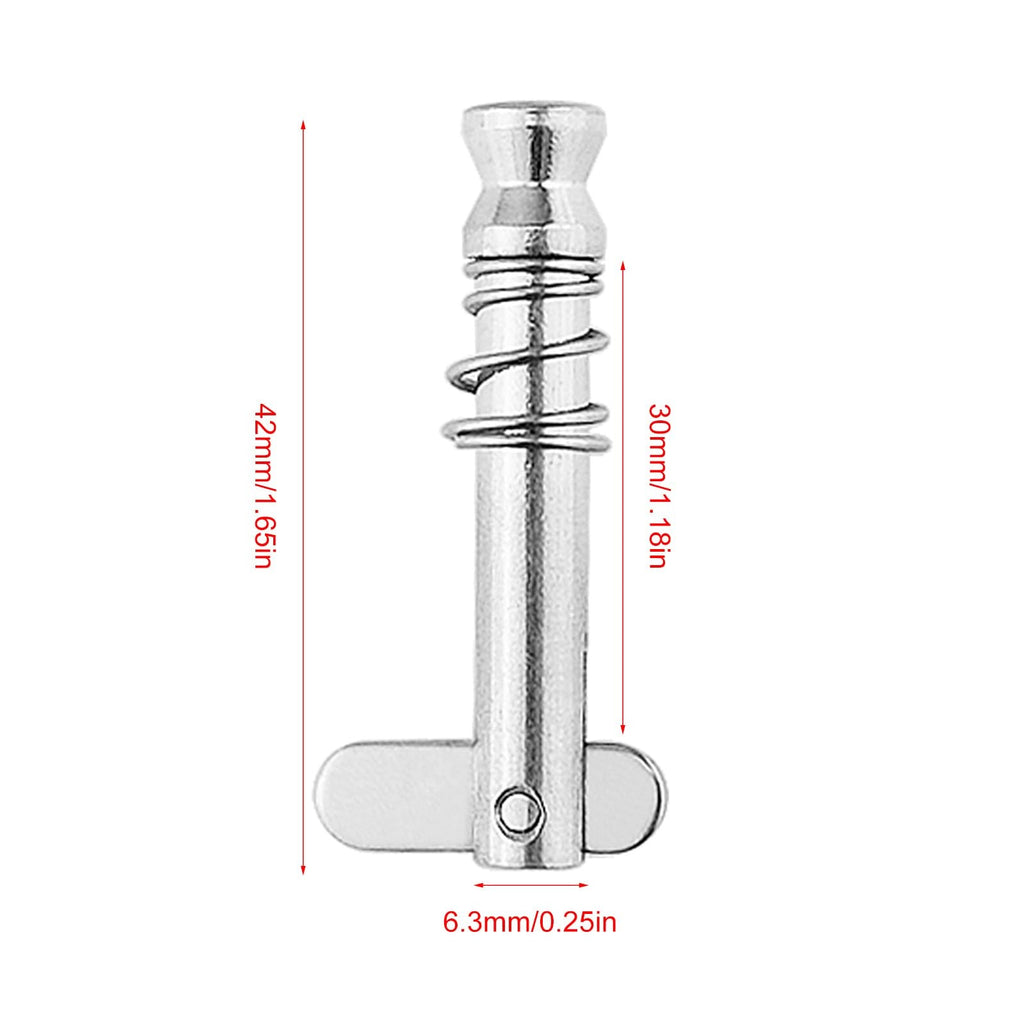8pcs 316 Stainless Steel Quick Release Pins | Boat Bimini Top Deck Hinge Fittings