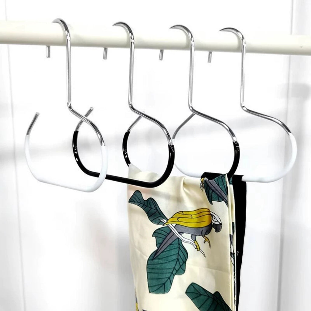 5 Pack Stainless Steel S Shape Hooks – Heavy Duty Hanging Hooks for Hats, Clothes and Storage