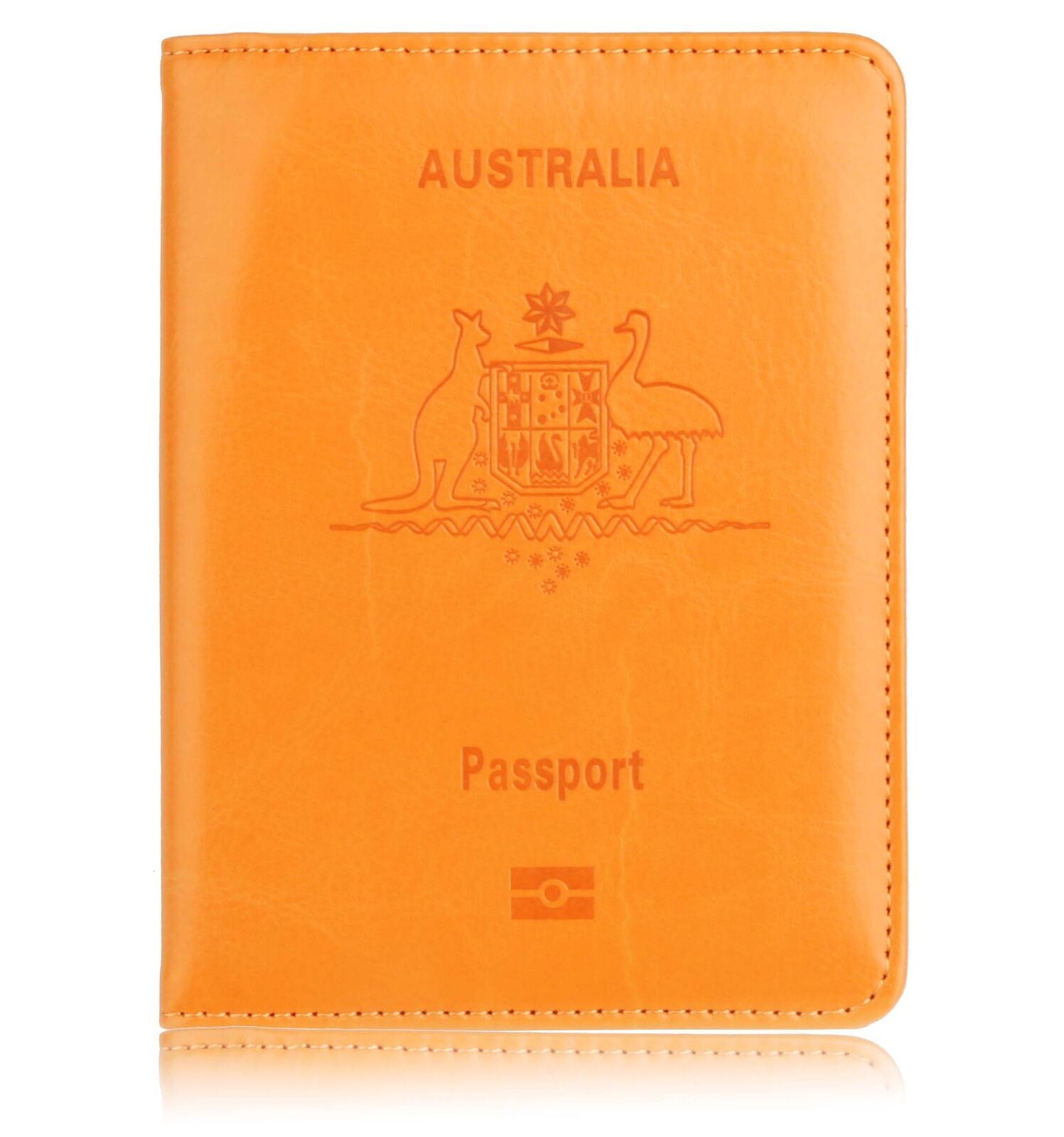 Slim RFID Blocking Passport Holder Wallet – Travel ID Card Organizer (AU Design)