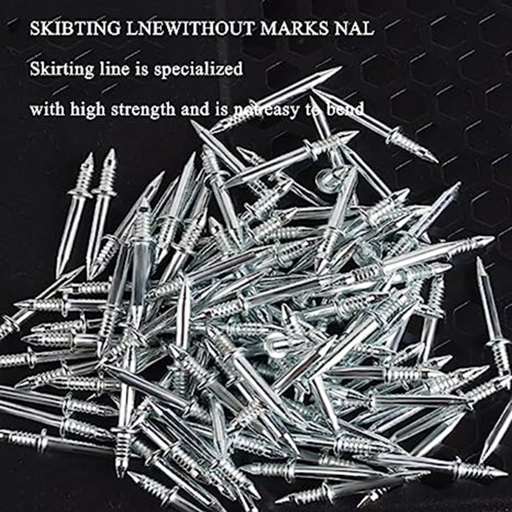 Pile of double headed skirting nails