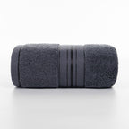 2PCS Cotton Face Washer Towels 35x75cm - Soft 120GSM Face Cloth Set Grey