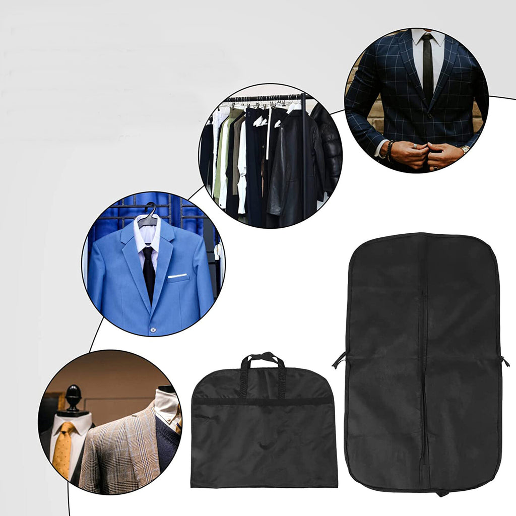 10pcs Garment Bags Suit Covers | Dustproof Clothes Storage Bags with Zipper Travel